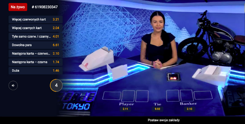 Zakłady na bakarata STS