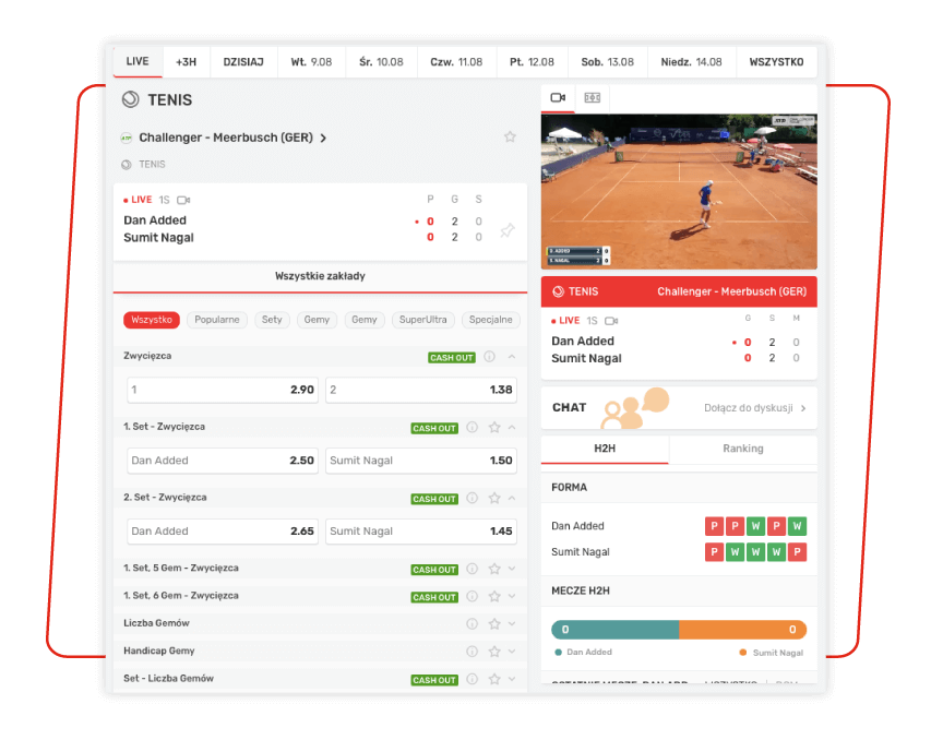 Zakłady tenis Superbet