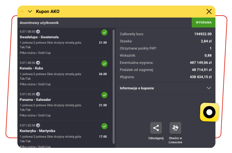 fortuna najwyższe wygrane