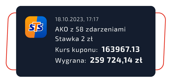 sts najwyższa wygrana