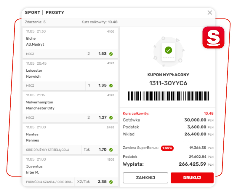 superbet najwyższe wygrane