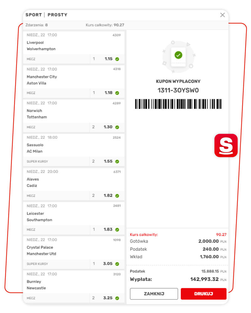 superbet wygrane kupony