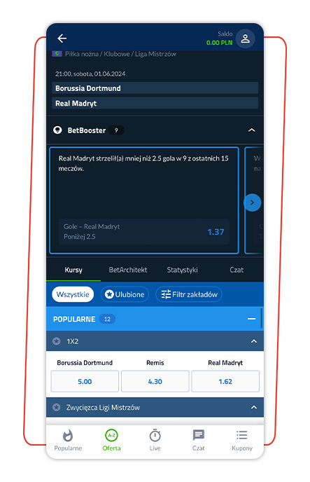 Oferta na piłkę nożną w forBET