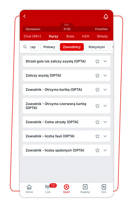 Oferta na piłkę nożną w Superbet