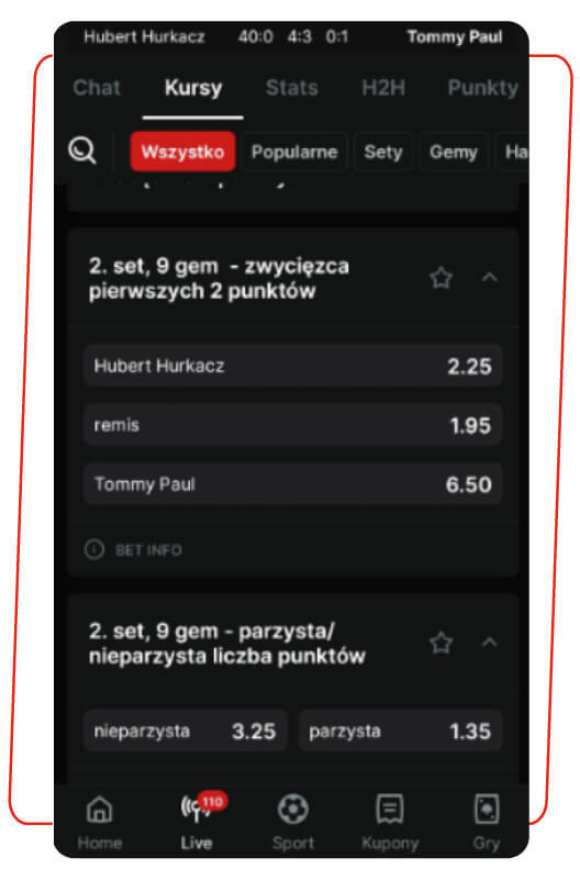 tenis zakłady bukmacherskie superbet
